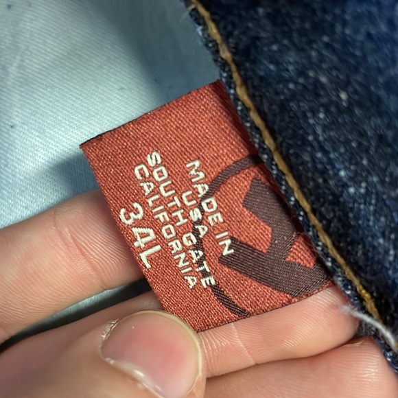 Big Star mens 34x31 pioneer bootcut mid wash denim blue jeans EUC - Picture 8 of 9